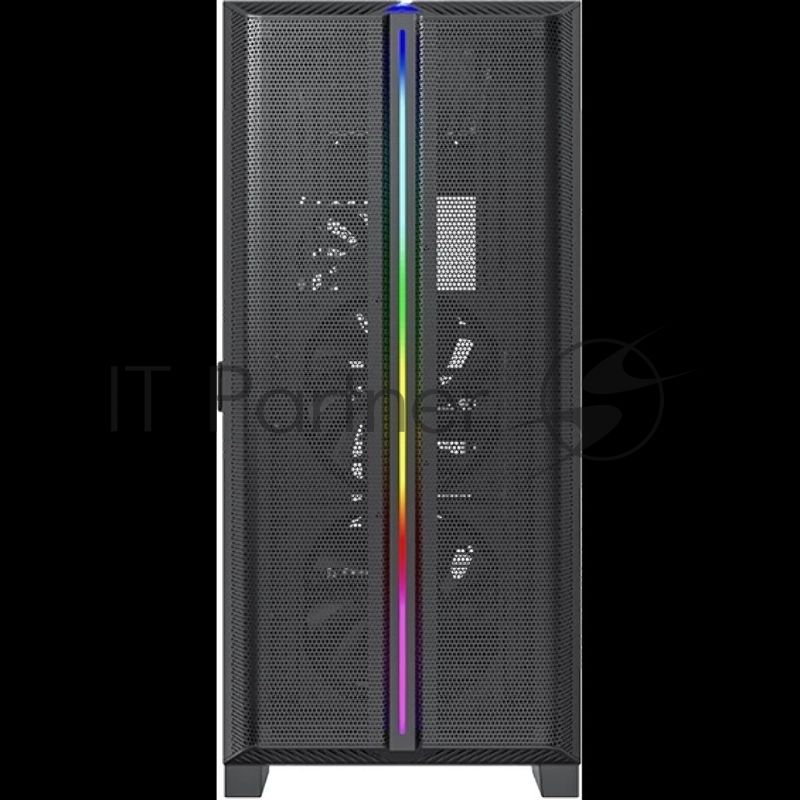 Компьютерный корпус Montech SKY ONE Lite черный без БП ATX 3x120mm 2xUSB3.0 1xUSB3.1 audio bott PSU