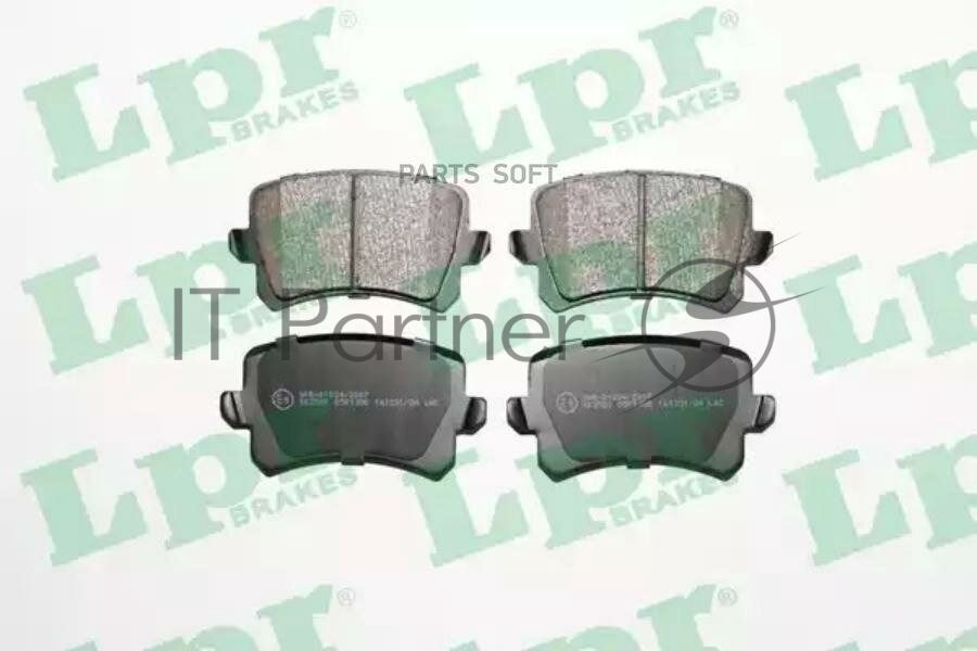 Колодки тормозные задние LPR 05P1390, комплект