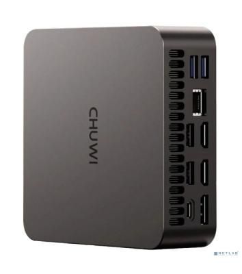 Компьютер Chuwi AuBox Intel Core Ultra 5 226V(2.1Ghz)/16384Mb/512PCISSDGb/Int:Intel Iris Xe Graphics/BT/WiFi/war 1y/0.865kg/Grey/Win11Pro + USB3.0*4/HDMI*1/DP*1/RJ45*1/WIFI6,BT5.2/bracket