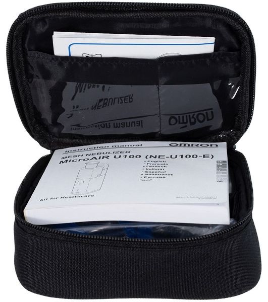 Ингалятор Omron U100 NE-U100-E ультразвуковой стационарный белый/серый
