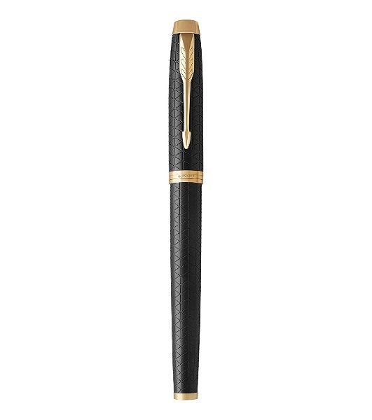 Ручка роллер Parker IM Premium T323 (CW1931660) Black GT, F, черные чернила, подарочная коробка