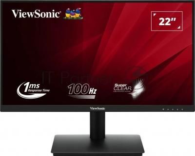 Монитор 21.5" ViewSonic VA220-H VA 1920x1080, 100 Гц, 1 мс, 16:9, 250 кд/м², HDMI, VGA, Flicker Free, черный