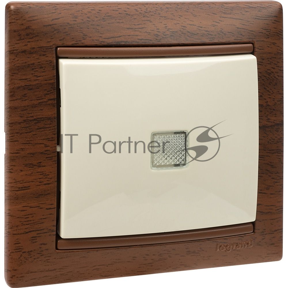 Выключатель Legrand 774310 Valena 10А c подсветкой, сл. кость