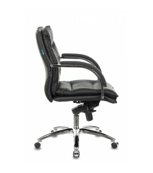 Кресло Бюрократ T-9927SL-LOW/BLACK черный, кожа