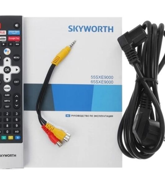 Телевизор Skyworth 55" 55SXE9000 серый OLED UHD 60Hz GoogleTV 2GB/32GB