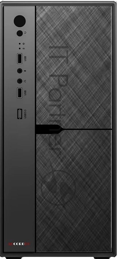 Корпус ACCORD ACC-1603, Mini-Tower, чёрный