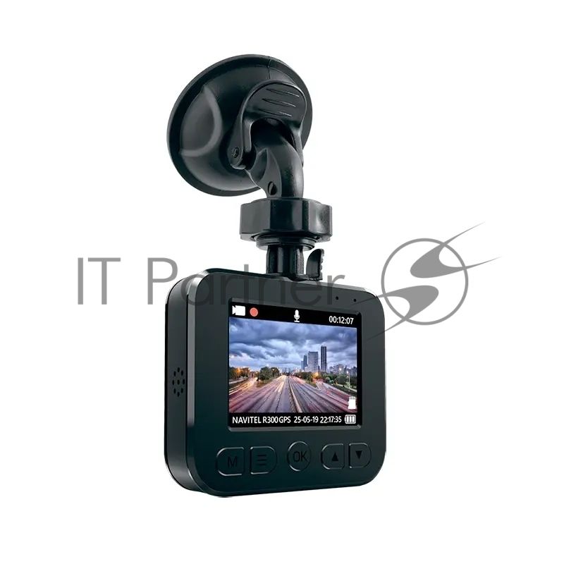 Видеорегистратор Navitel R300, 1920x1080, 2", GPS, G-сенсор, датчик движения, GPS-информатор