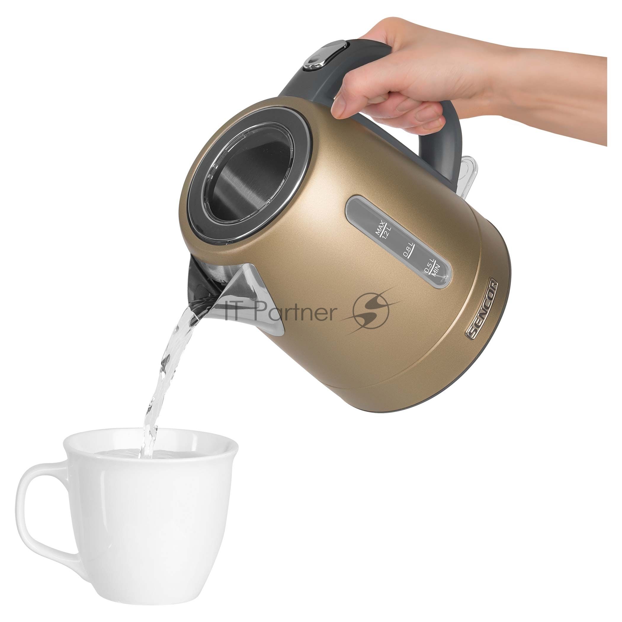 Чайник электрический Sencor SWK 1227CH 1,2 л, 2150 Вт