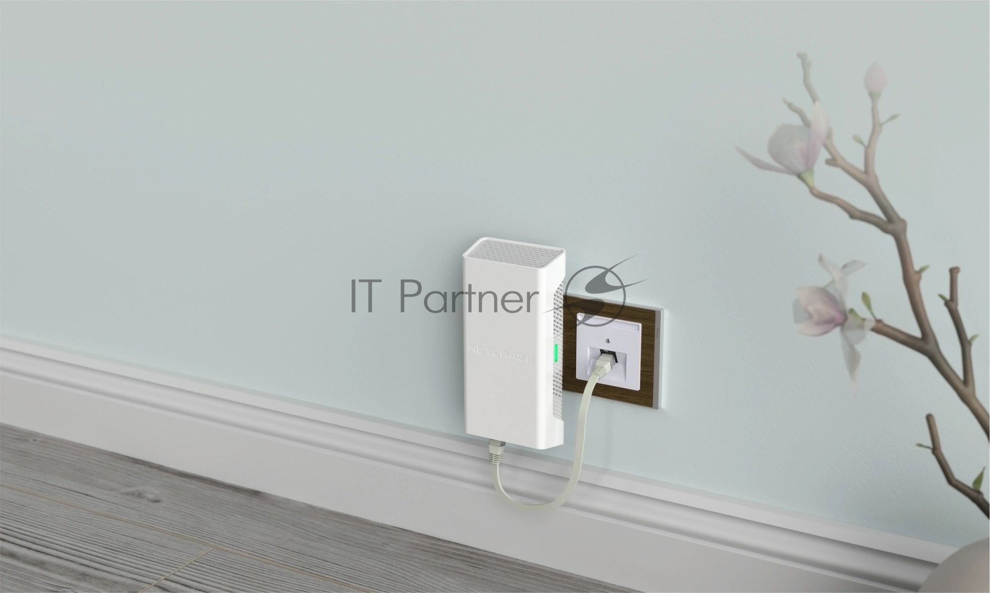 Wi-Fi Mesh-ретранслятор Netcraze Buddy 6 SE Mesh-ретранслятор Wi-Fi 6 AX3000 с портом Gigabit Ethernet