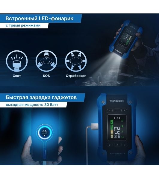 Автомобильный компрессор TrendVision Start Compressor PRO шланг 0.2м