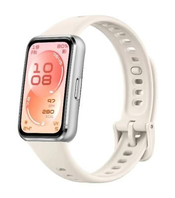 Фитнес-браслет HUAWEI Band 11 BNE-AL00, 1.62" AMOLED, Bluetooth, IP68, белый / серебристый