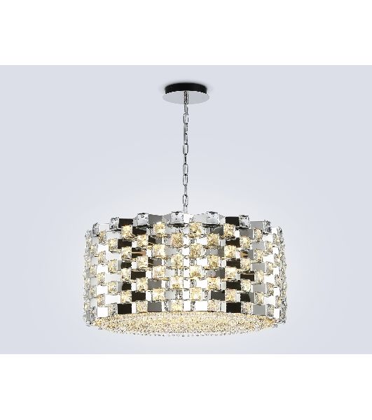 Люстра Ambrella light LH41006/18 CH/CL хром/прозрачный E14*18 max 40W D700*320