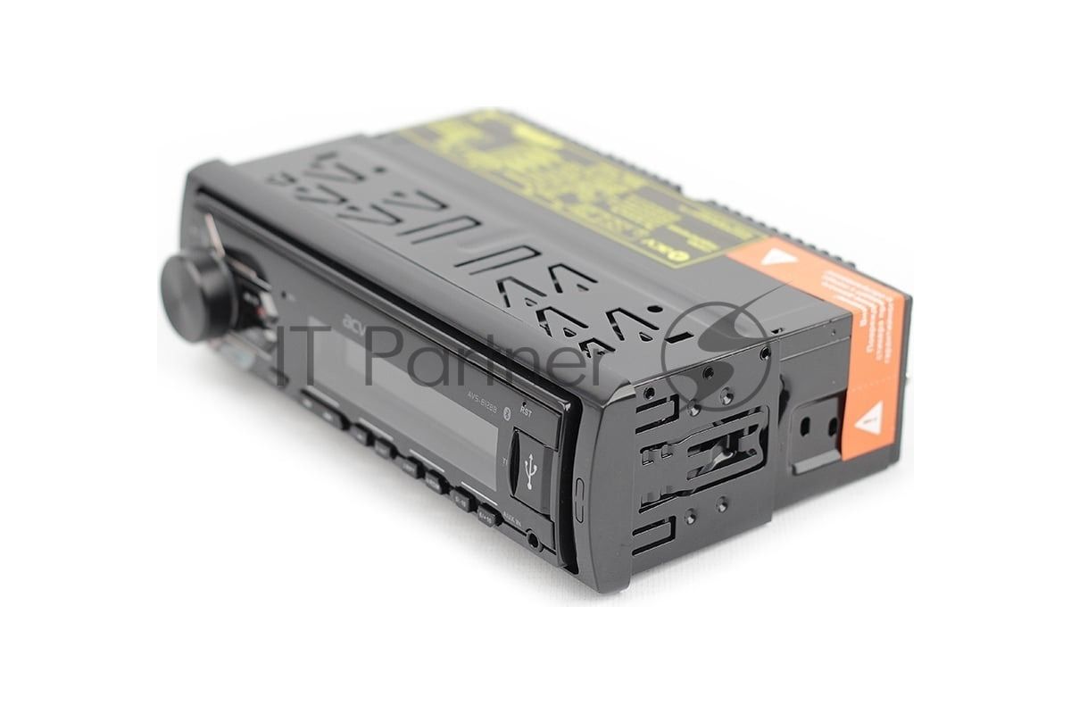 Автомагнитола ACV AVS-812BB, 1 DIN, Bluetooth, USB Type-A, AUX