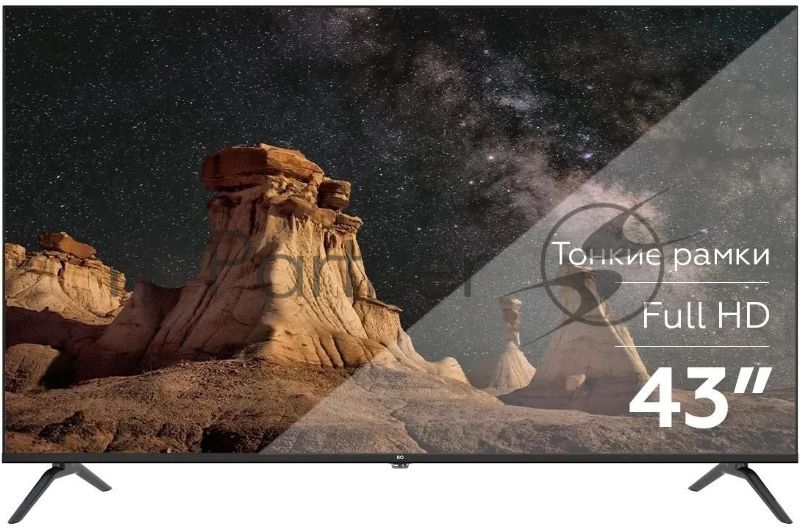Телевизор BQ 43" 43F34B черный DLED FHD 60Hz