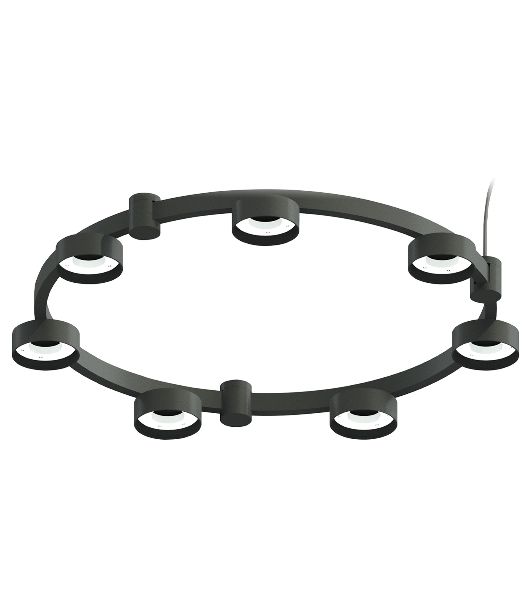 Корпус светильника C9238/7 SBK черный песок D635*70.5mm GX53/7