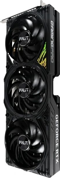 Видеокарта Palit GeForce RTX 5070 Ti GamingPro-S OC, 16 GB GDDR7, 256 bit, 3xDisplayPort, HDMI, GPU 2482 MHz