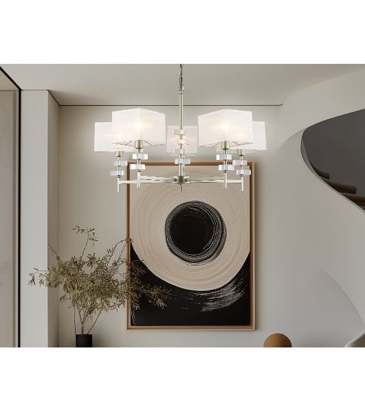 Люстра Ambrella light LH71331/5 CGD золото E14/5 max 40W D700*850