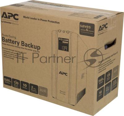 Источник бесперебойного питания APC Back-UPS Pro BR1500GI 865Вт 1500ВА черный