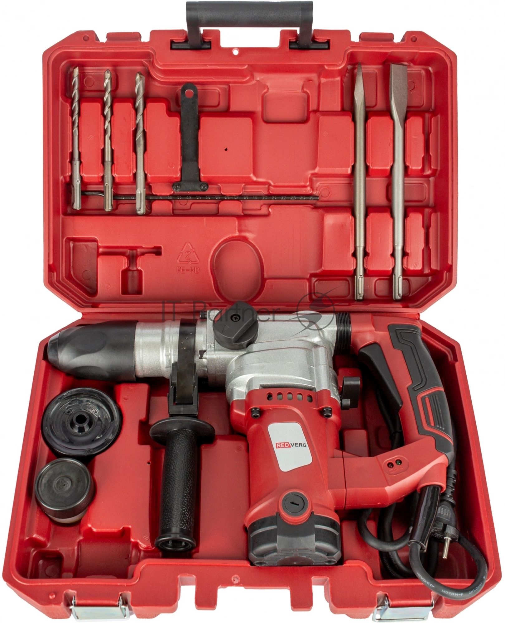 Перфоратор RedVerg RD-RH1200S, SDS-plus, 1200 Вт, 5 Дж, от сети