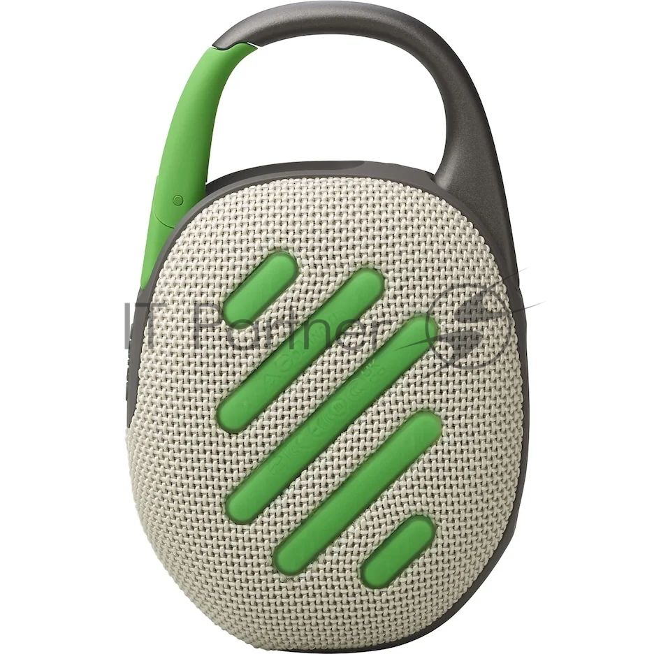 Колонка портативная JBL Clip 5 песочный 7W Mono BT 10м 1400mAh