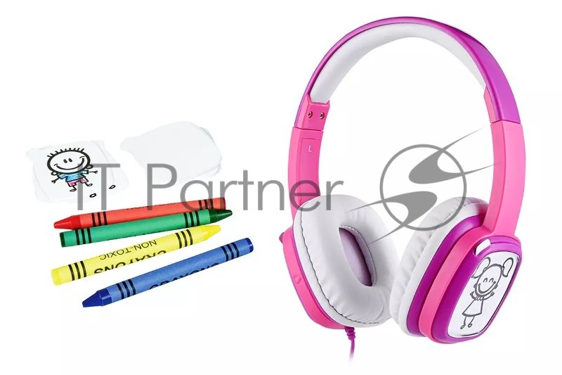 Наушники Harper KIDS HN-302 Pink