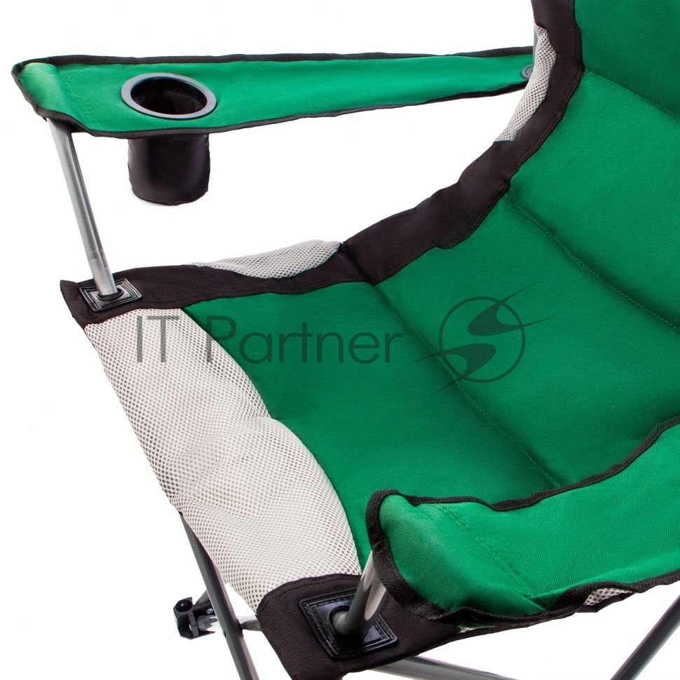 Кресло складное Palisad Camping с подлокотниками и подстаканником 60x60x110/92 см