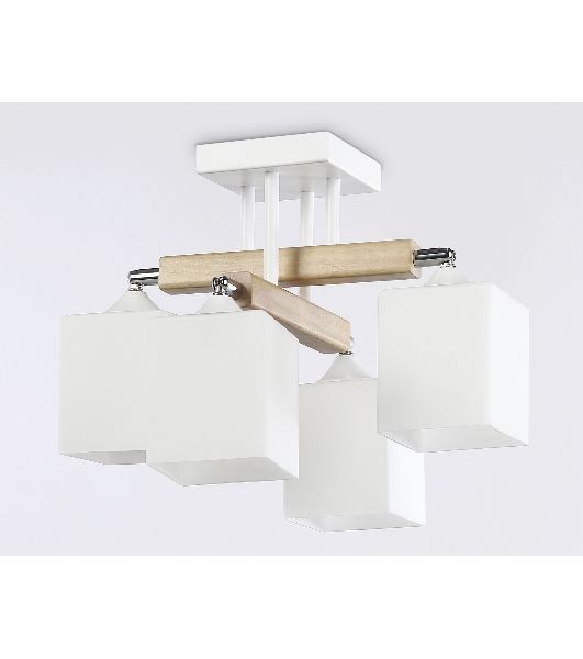 Светильник Ambrella light TR9512/4 WH/CH/FR белый/хром/белый матовый E27*4 max 40W D567*266