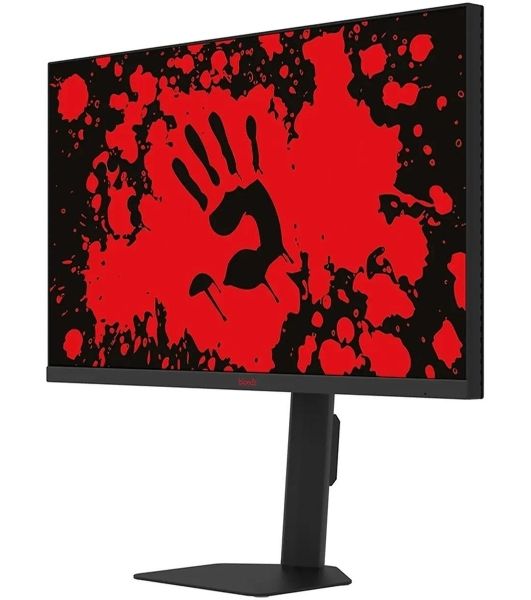 Монитор 27" Bloody MN1X IPS 2560x1440, 210 Гц, 5 мс (1 мс MPRT), 16:9, 600 кд/м², 2xHDMI 2.1, DP 1.4, 3.5 Jack, динамики (2x3 Вт), HDR10, FreeSync, G-Sync, черный