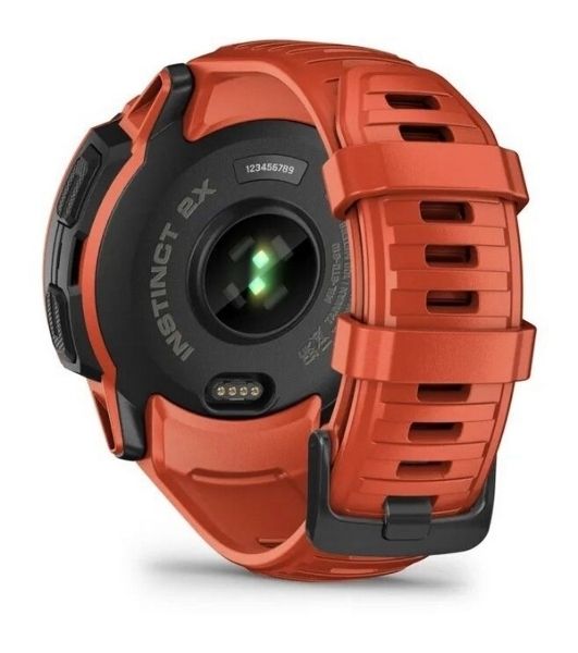 Умные часы Garmin Instinct 2X Solar, 1.0" MIP, 5G, Bluetooth, IPX7, красный