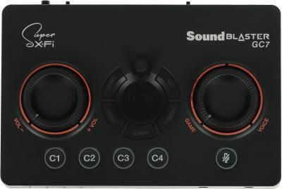 Звуковая карта Creative USB Sound BlasterX GC7 (Super X-Fi Ultra DSP) 7.1 Ret