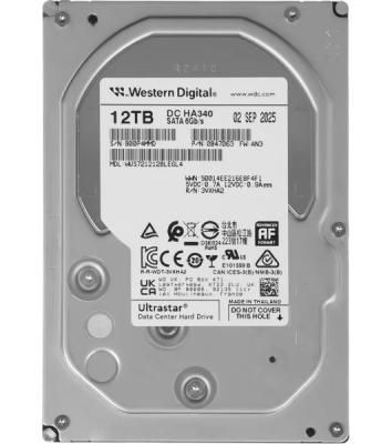 Жесткий диск HDD WD Ultrastar DC HA340 12Tb 7200rpm SATA-III 512Mb 3.5"