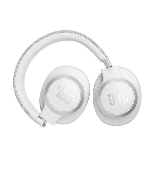 Беспроводные/проводные наушники JBL Live 770NC белый, полноразмерные, Bluetooth + проводной, адаптивное шумоподавление