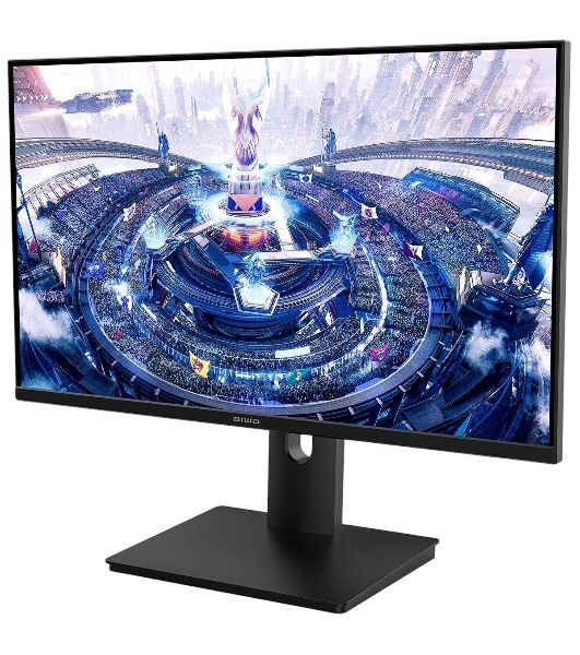 Монитор 27" Aiwa MQ271A IPS 2560x1440, 100 Гц, 4 мс, 16:9, 300 кд/м², HDMI 2.0, DP 1.2, USB-C (15 Вт), 3.5 Jack, динамики (2x3 Вт), FreeSync, G-Sync, черный