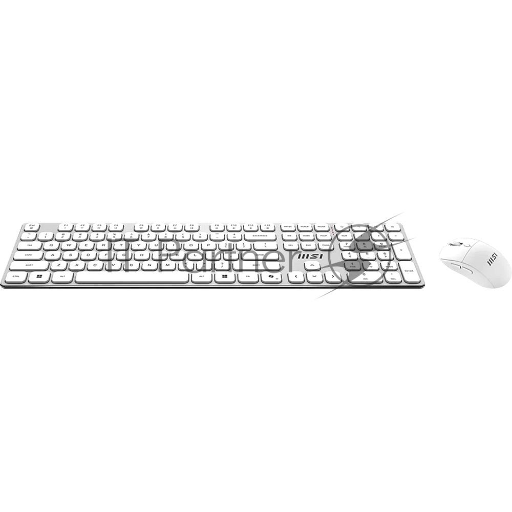 Комплект клавиатура и мышь MSI FORGE K210 W COMBO WHITE RU