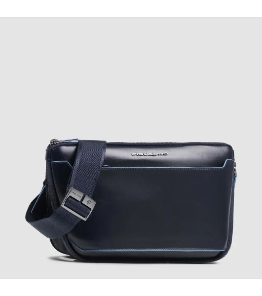 Сумка Piquadro Blue Square CA6897B2/BLU2 темно-синяя натур.кожа