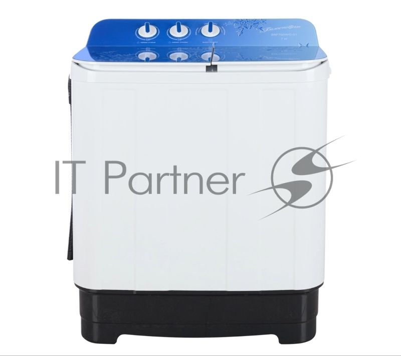 Стиральная машина Белоснежка BRP700WG-01 белая, загрузка вертикальная 7кг, 1200 об/мин., класс: A