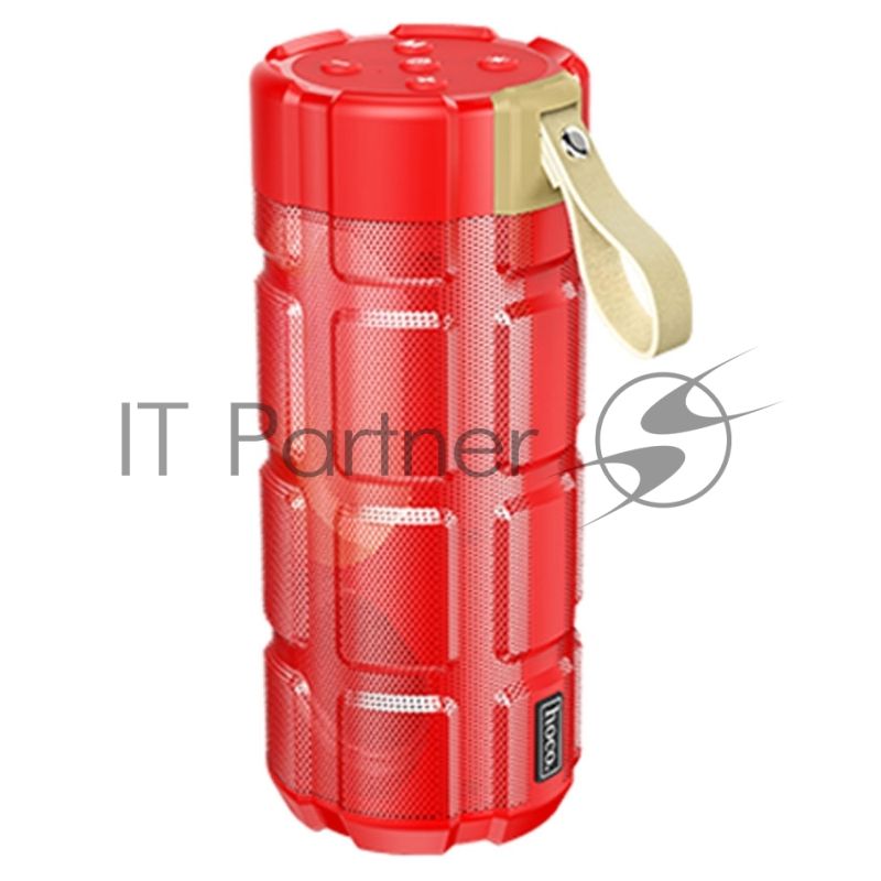 Портативная колонка HOCO HC7 красный LED подсветка