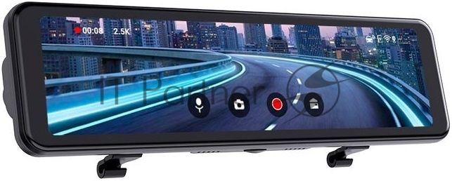 Видеорегистратор TrendVision CarPlay Mirror, 3840x2160, 11", с камерой заднего вида, G-сенсор, датчик движения