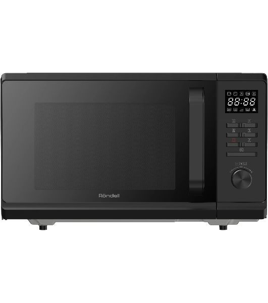 Микроволновая печь Rondell RDE-MW236 черный, 23 л, 800 Вт, переключатели - кнопки, поворотный механизм