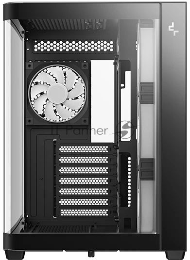 Корпус DeepCool CG530U 4F Black, Midi-Tower, чёрный, 4 x 120 мм