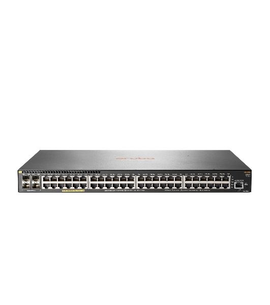 Коммутатор HPE Aruba 2930F 48G PoE+ 4SFP, 48×1 Гбит/с PoE+ + 4×1 Гбит/с SFP, управляемый