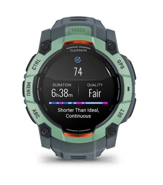 Умные часы Garmin Instinct 3 AMOLED 50mm, 1.3" AMOLED, ANT+, Bluetooth, 10 ATM, нео тропик / серый