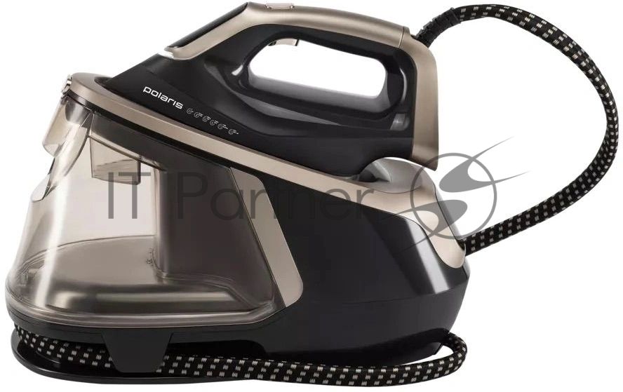 Парогенератор Polaris PSS 8010K X-Steam PRO черный/золотистый, 3000 Вт, 200 г/мин, 800 г/мин, 2000 мл