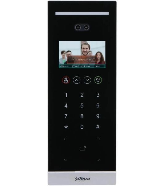 Видеопанель Dahua DHI-VTO6531H-S2 цветной сигнал цвет панели: черный