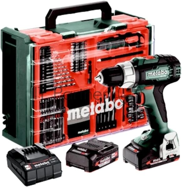 Дрель-шуруповерт Metabo BS 18 L, 18 В, 2 Ач, 60 Нм, бесщеточный