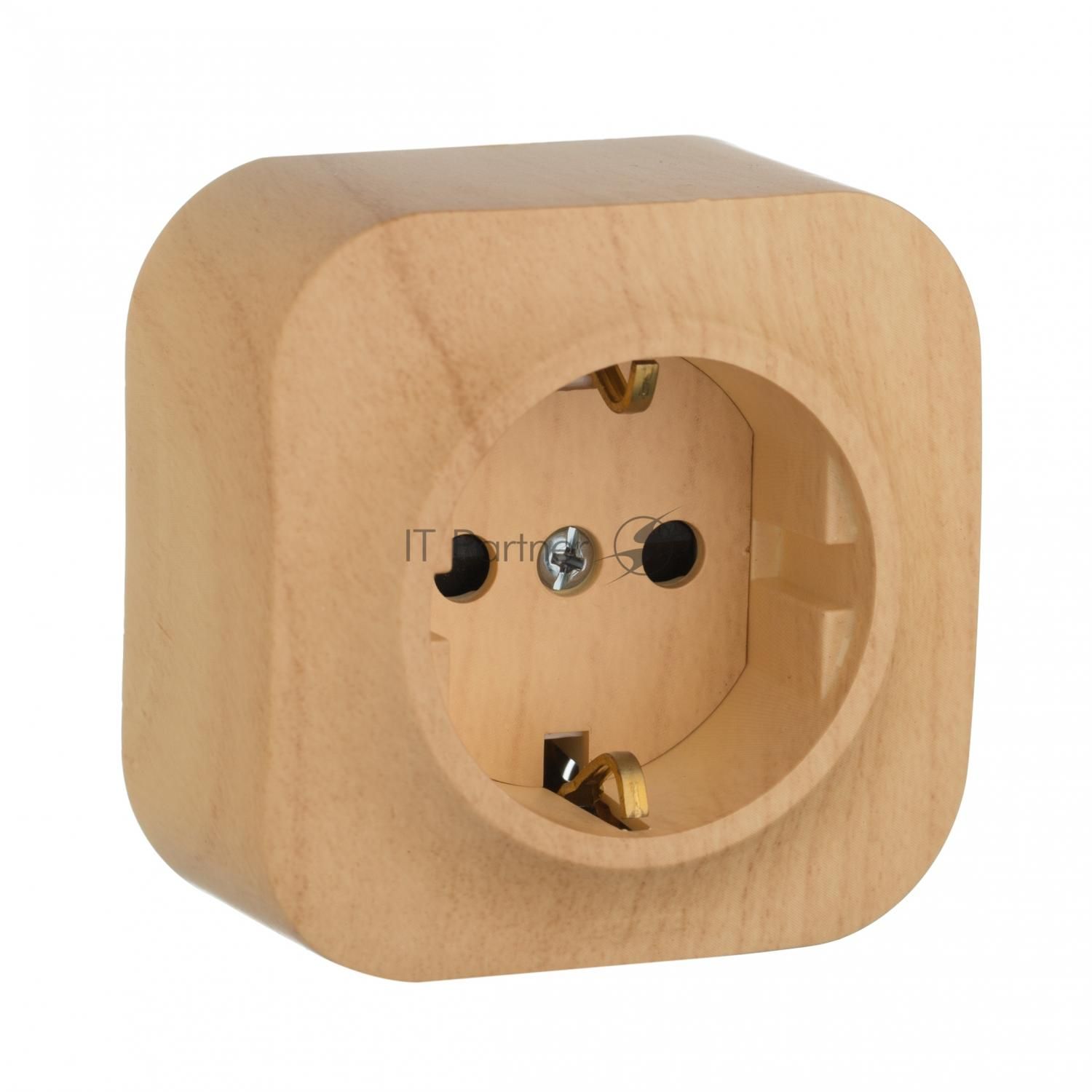 Legrand Legrand 782280 Розетка с заземлением с защитными шторками (Дерево)
