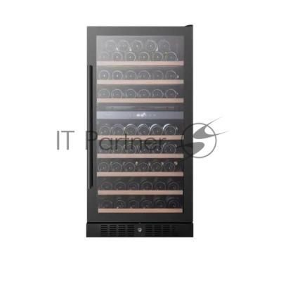 Винный шкаф Temptech CL120DB черный, 261 л, 2 отсека, 94 бут., класс G