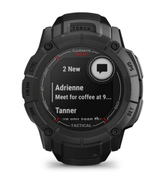 Умные часы Garmin Instinct 2X Solar, 1.0" MIP, 5G, Bluetooth, IPX7, черный