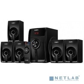 Акустическая система SVEN  HT-202, черный (100Вт, Bluetooth, FM-тюнер, USB/SD, дисплей )