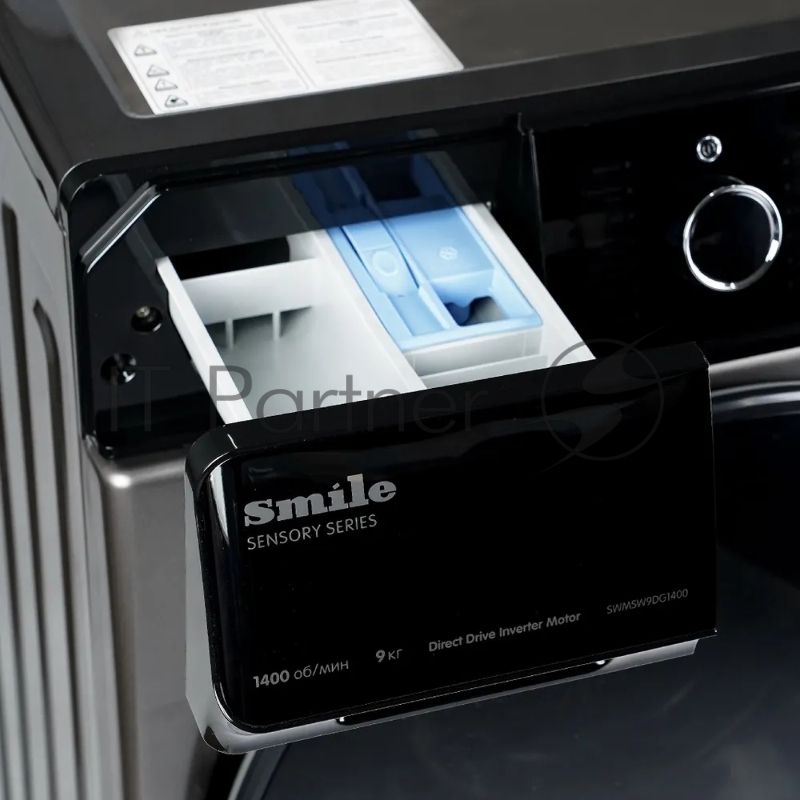 Стиральная машина Smile SWMSW9DG1400 серый, загрузка фронтальная 9 кг, 1400 об/мин, класс: А+++